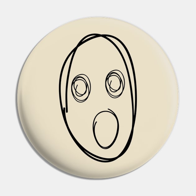 O-MAN Pin by graphicganga