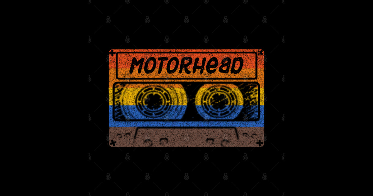 Tableau Cadre Bois Moto Motorhead - Rétro USA - 70 X 50 Cm - Neuf