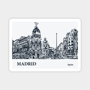 Madrid - Spain Magnet