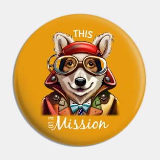 On a mission Pin