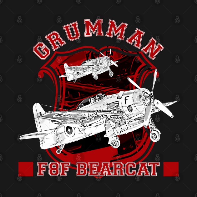 Grumman F8F Bearcat by aeroloversclothing