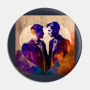 Gay Pride - An abstract expression of Love Pin