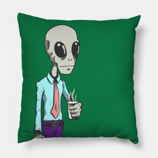 Alien Business Pillow