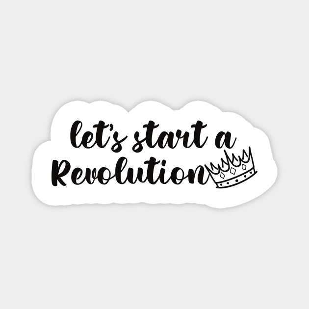 Young Royals let's start a revolution Magnet by Orimei