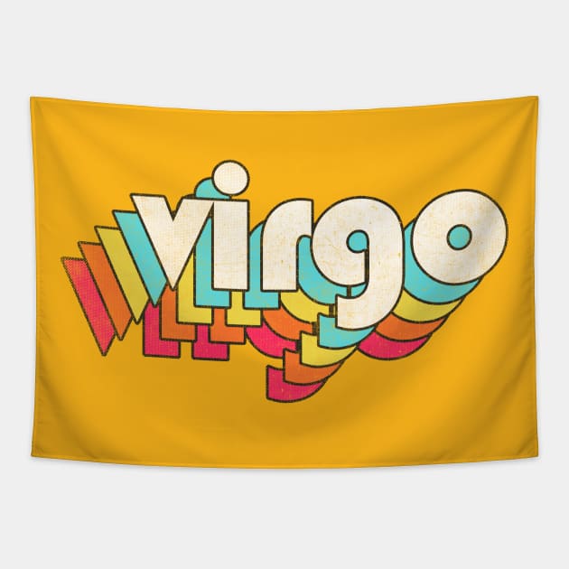 Virgo / Zodiac Astrological Sign Design Tapestry by DankFutura