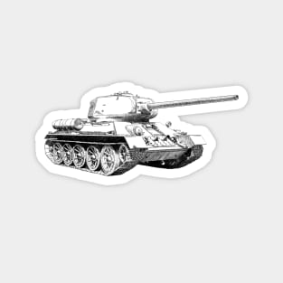 Tank T-34 Magnet