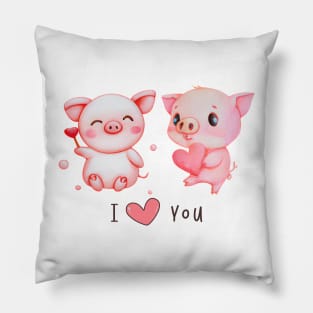 cute pigs Pillow