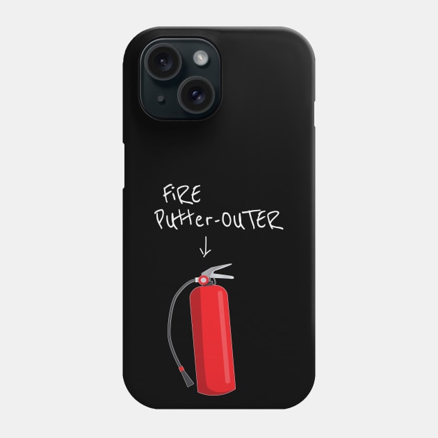 Fire Putter Outer Fire Extinguisher Phone Case by Rosemarie Guieb Designs