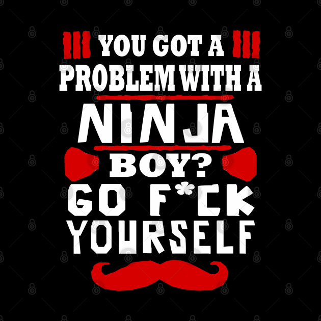 Ninja Samurai Katana Boy Hobby Gift Idea by FindYourFavouriteDesign