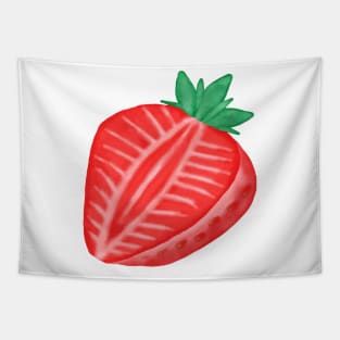 Red Juicy Strawberry Tapestry