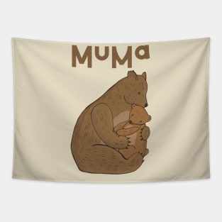 Muma bear Tapestry