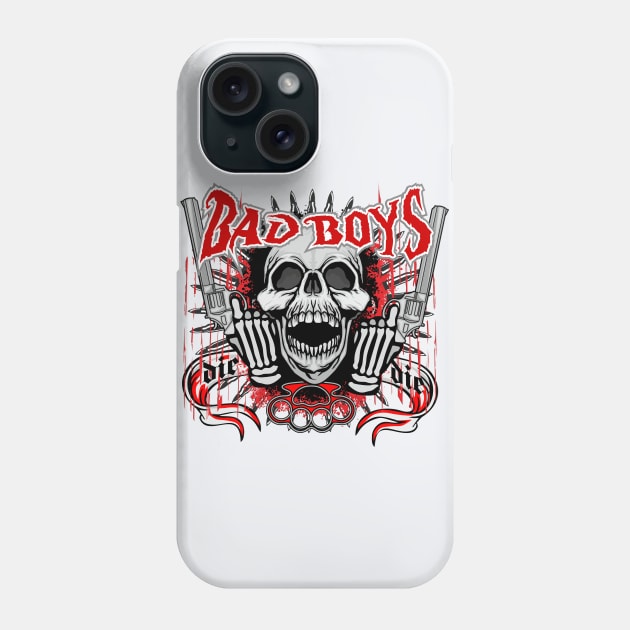 Bad Boys I Dead Roses Phone Case by black8elise