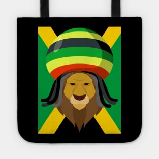 Rasta Lion in Jamaica Tote