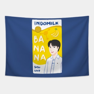 BTS Jungkook Indomilk banana uyu Tapestry