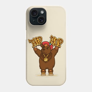 bear hip hop Phone Case