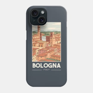 A Vintage Travel Art of Bologna - Italy Phone Case