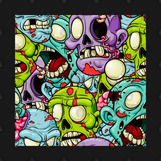 Cartoon zombie by TheSkullArmy