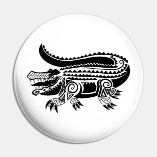 Polynesian Alligator Pin