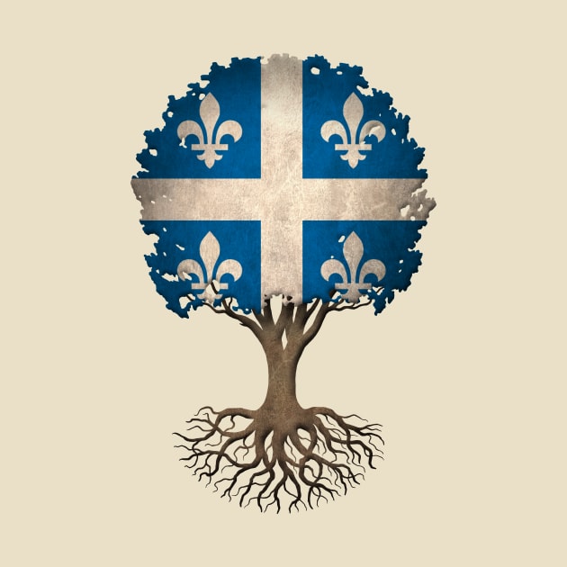 Tree of Life with Quebec Flag by jeffbartels