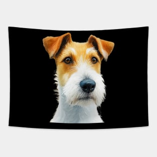 Fox Terrier Face Tapestry