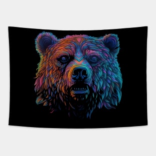 Night Bear Tapestry