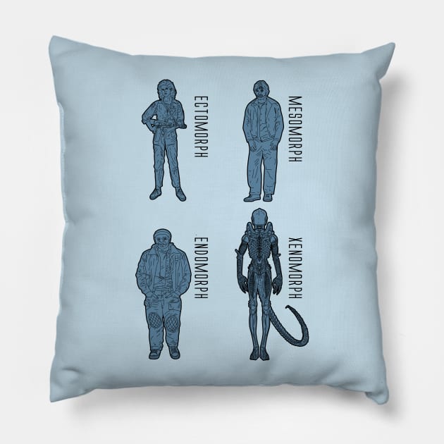 Body types - light Pillow by forsureee