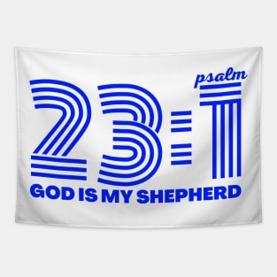 Psalm 23:1 God is my Sheperd Tapestry