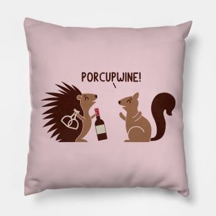 Porcupwine - puns are life Pillow