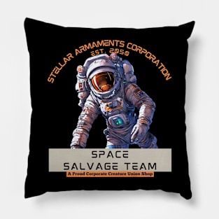 Space Salvage Team Pillow