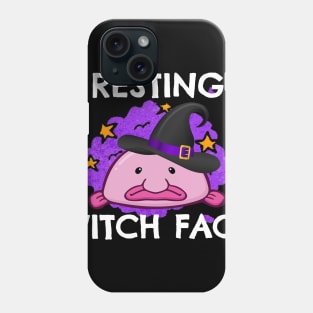 Halloween Resting Witch Face Funny Blobfish Costume Phone Case