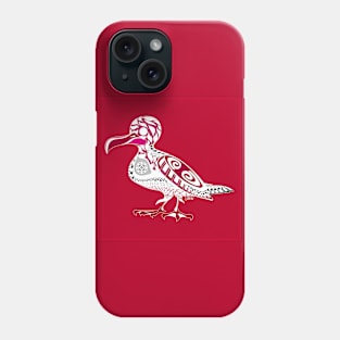 red seagull in mayan pattern ecopop Phone Case