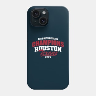 Texans 2023 AFC South Champs Phone Case