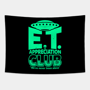 Alien E.T. UFO Believer Club Tapestry
