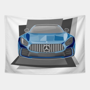 Sports Car Artwork Tapestry