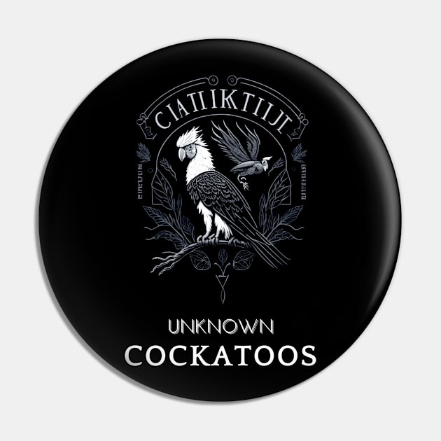 Design for exotic pet lovers - cockatoos Pin by UNKNOWN COMPANY