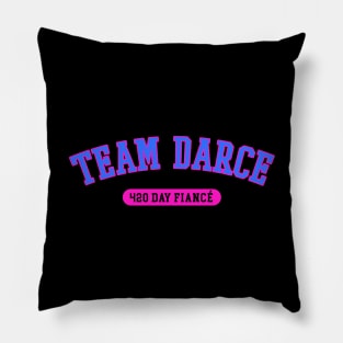 Team Darce Neon Style Pillow