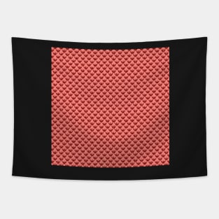 Red scale pattern Tapestry