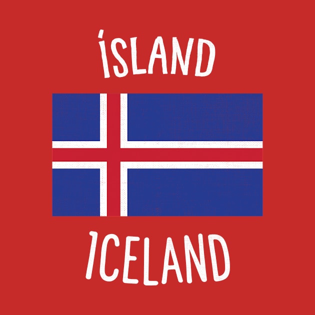 Iceland Flag by phenomad