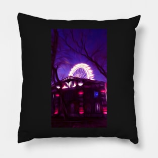 Graphic oil painting Pillow