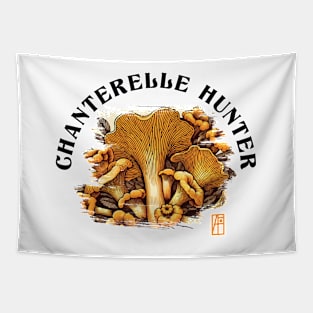 MUSHROOMS - Mushrooms Hunter - Chanterelle Mushrooms - Chanterelle Forager Tapestry