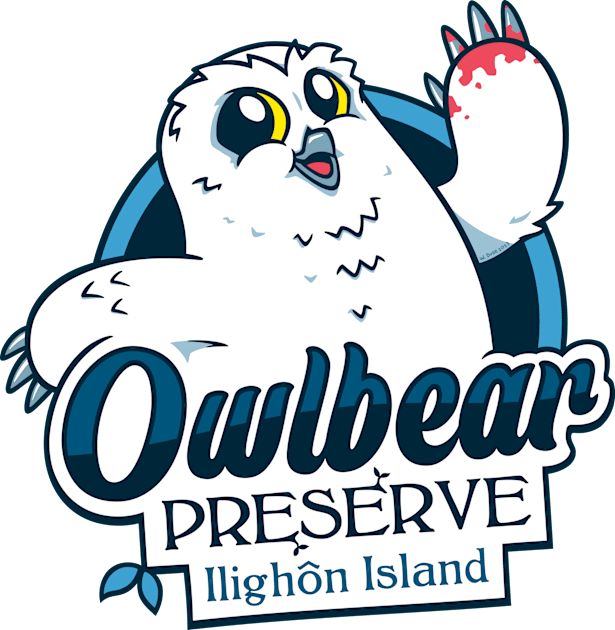 Owlbear Preserve Kids T-Shirt by wloem