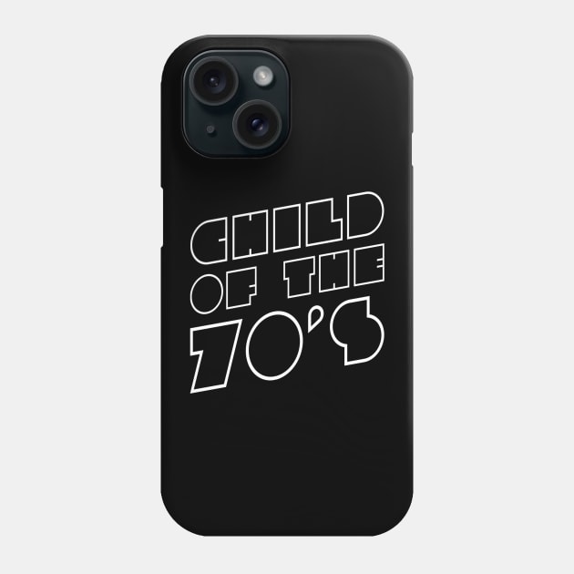 Child of the 70's | abstract retro fathers day gift | Mothers day gift Phone Case by DesignsbyZazz