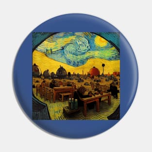 Starry Night in Mos Eisley Tatooine Pin