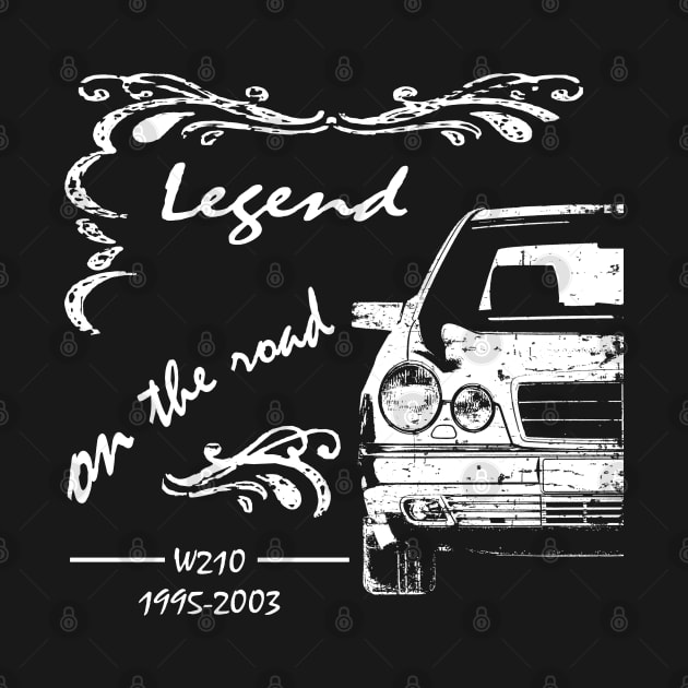 W210 legend on the road retro by WOS