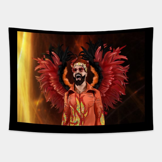 WWE Seth Rollins Tapestry by FineAndDandy