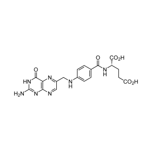 Vitamin B9 Folic Acid C19H19N7O6 Molecule T-Shirt