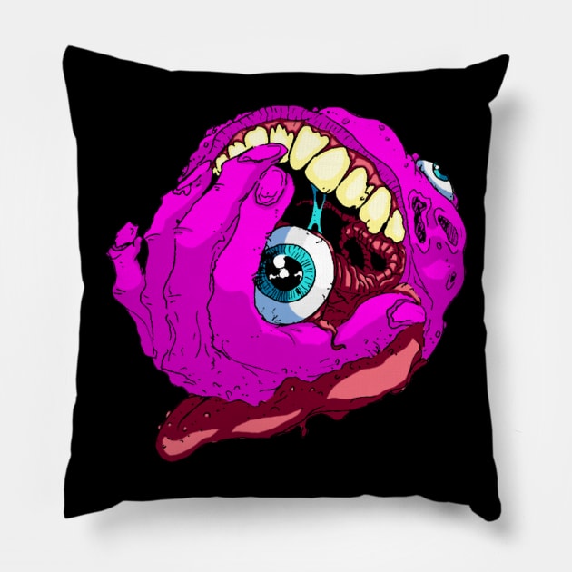 Evil Eye Pillow by TubularTV