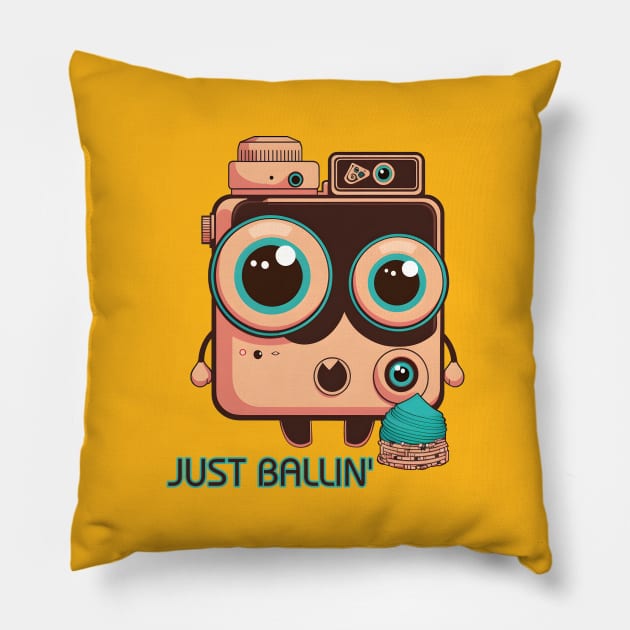 Kurt - Just Ballin' Pillow by Polyshirt