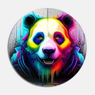 Acid Panda Graffiti Pin