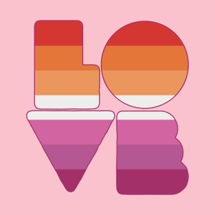 LOVE (Lesbian Pride) T-Shirt